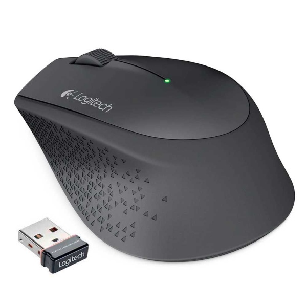 Мышь Logitech M280 черный оптическая (1000dpi) беспроводная USB для ноутбука (2but)