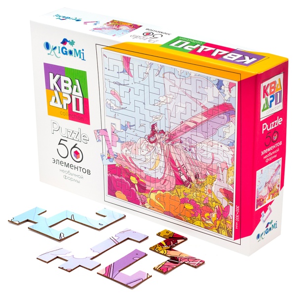 Пазл 56 эл. Origami "Квадро. Аниме" 355141 7694