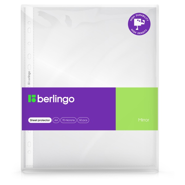 Папка-вкладыш с перфорацией Berlingo, А4, 70мкм, глянцевая S1060 220787 SPm_A4070